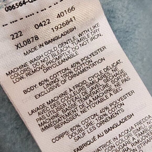 Columbia Mountain Graphic Printed Hoodie in Light Blue Women's Size Medium - Picture 7 of 7